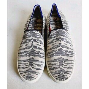 Rothy's The Sneaker Maritime Tiger Slip On Retired Sneakers Womens Size 8.5